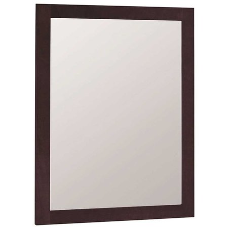 GLACIER BAY Modular 24 in. x 31 in. Framed Vanity Mirror in Java M2430-JVM